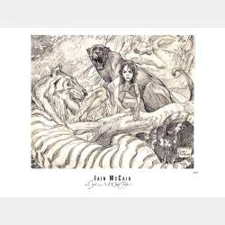Iain McCaig - Art Print - "The Jungle Book" (numbered and signed)