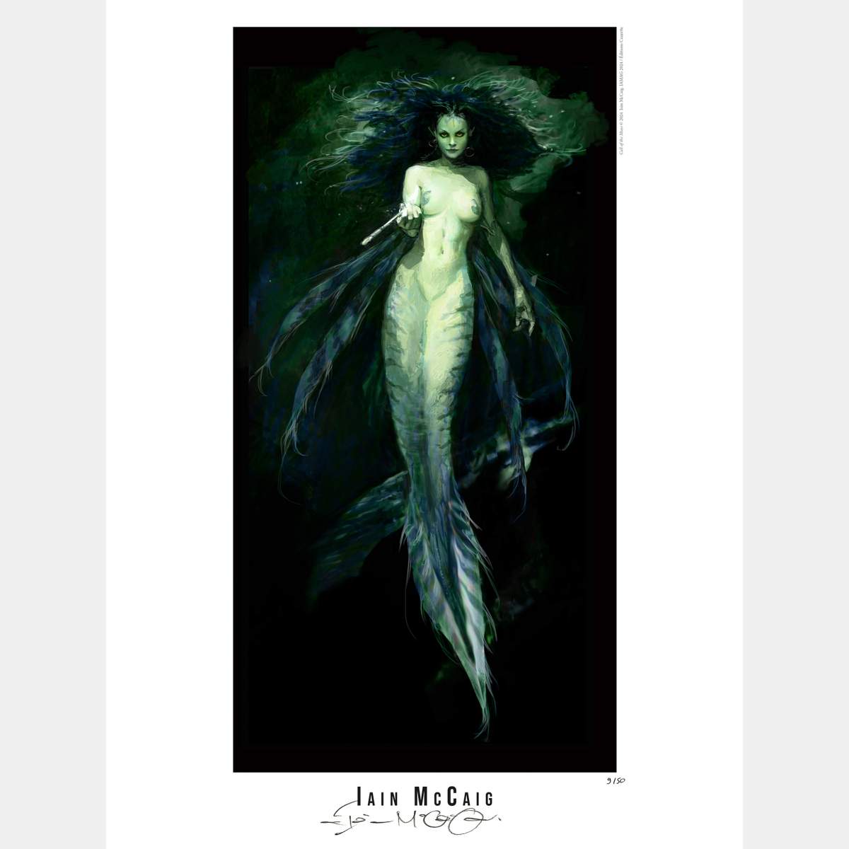 Iain McCaig - Art Print - "CALL OF THE MUSE" - (numbered and signed)
