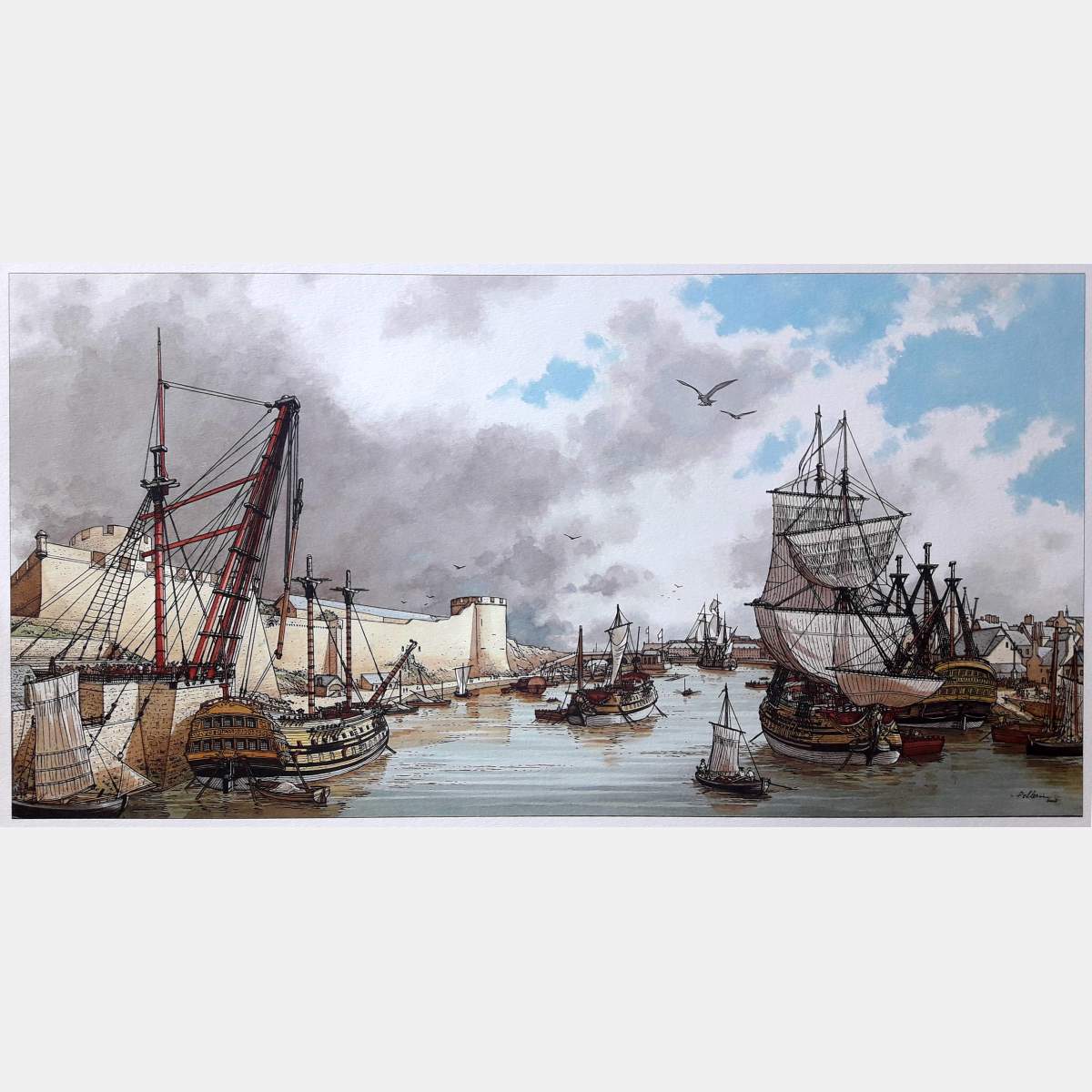 Patrice Pellerin - Port de bateaux (Épervier)