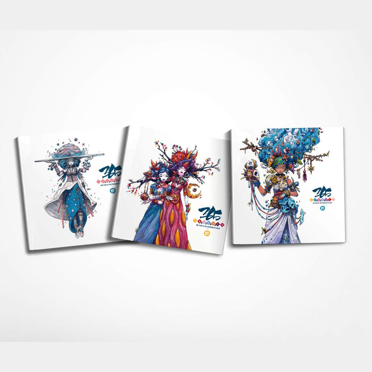 Moon - 365 Squares BUNDLE vol. 1-3