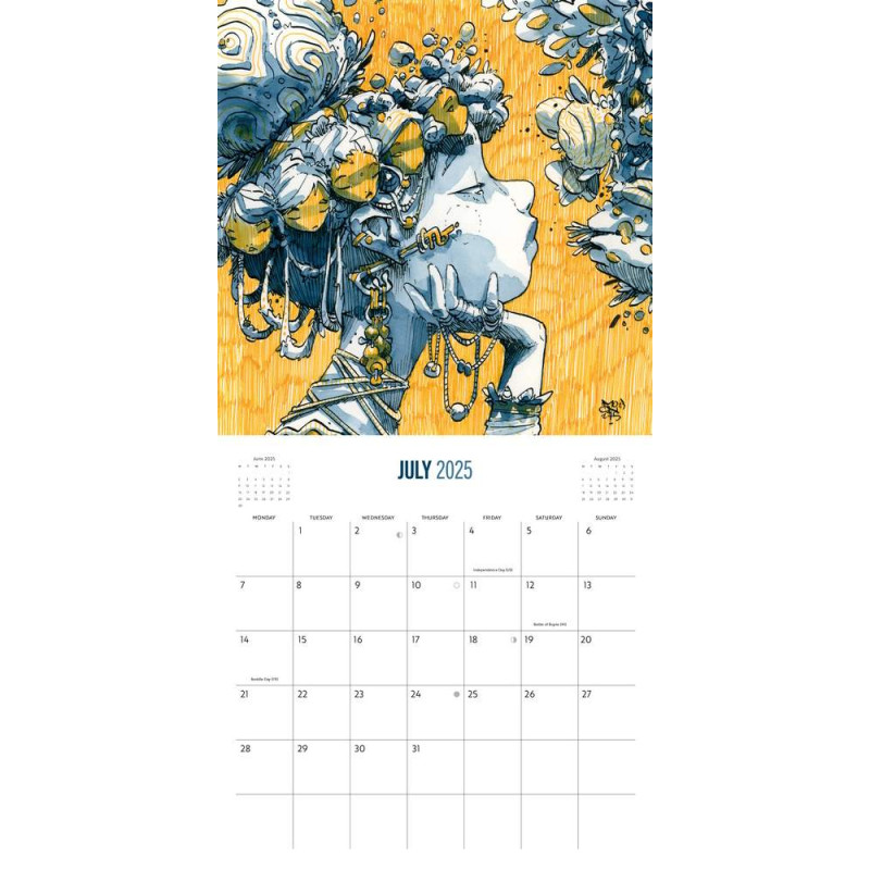 Moon - Calendrier 2025 - 365 Squares Vol.3
