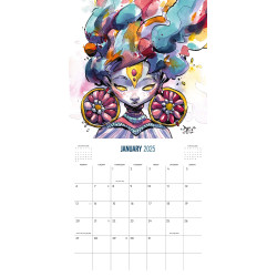 Moon - Calendar 2025 - 365 Squares Vol.3