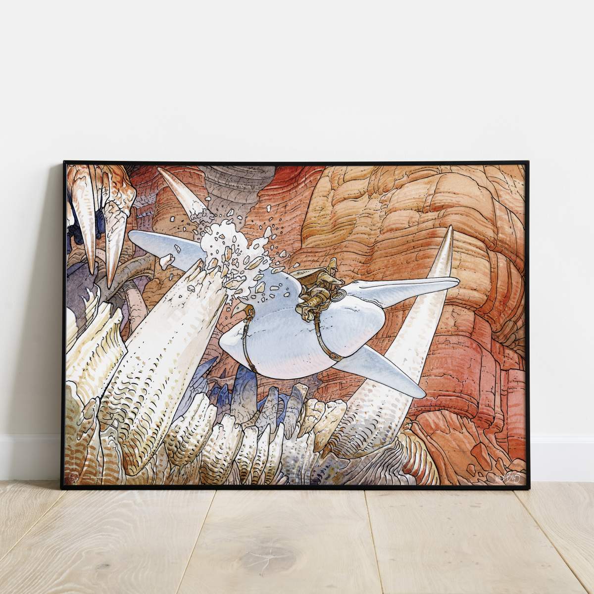 Jean Giraud “Moebius” - L'Échapée belle - Fine art print
