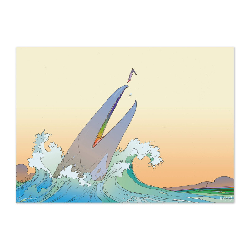 Jean Giraud “Moebius” - Good whale (tirage d’art)