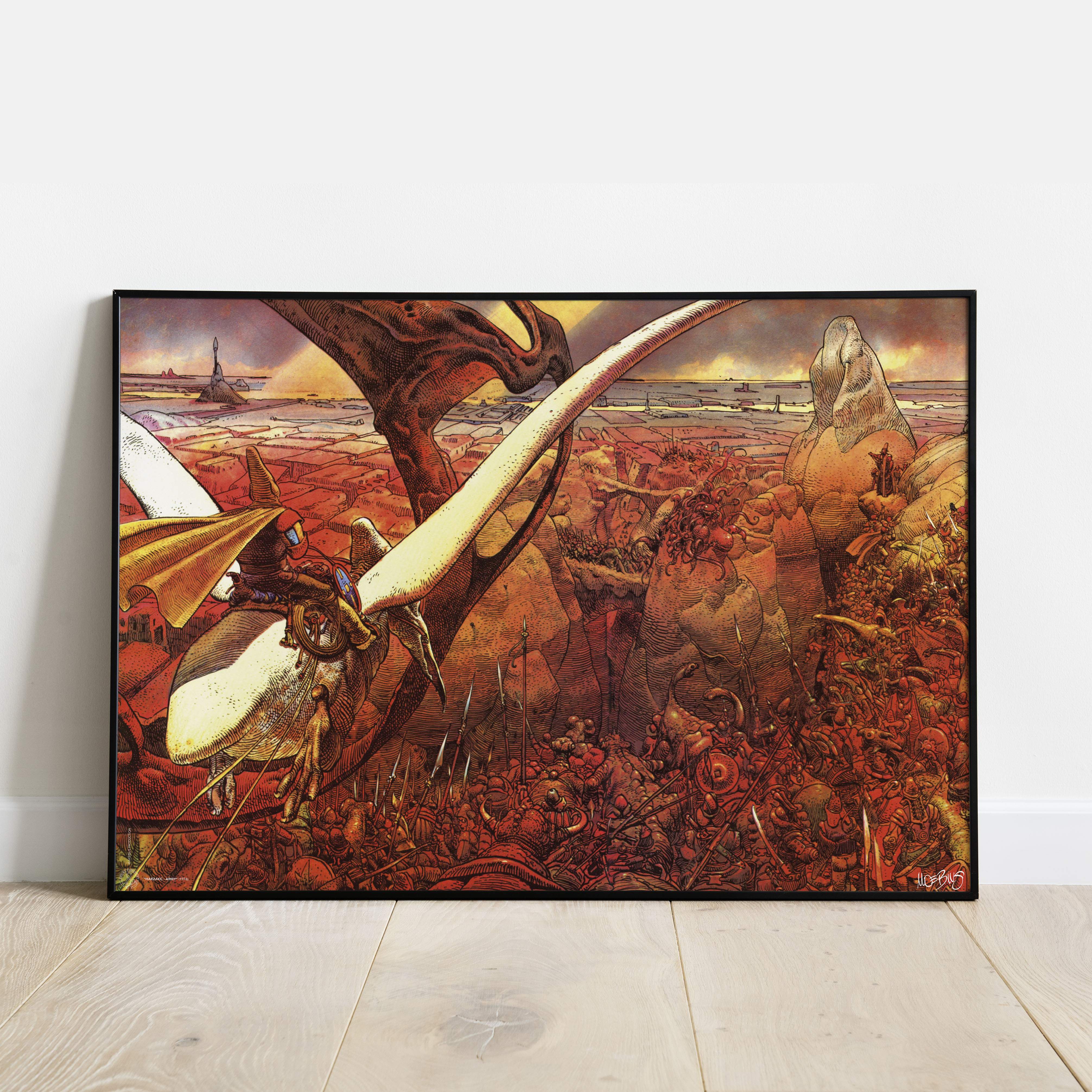 jb nudism Jean Giraud “Moebius” - Army - Harzakc - Fine art print