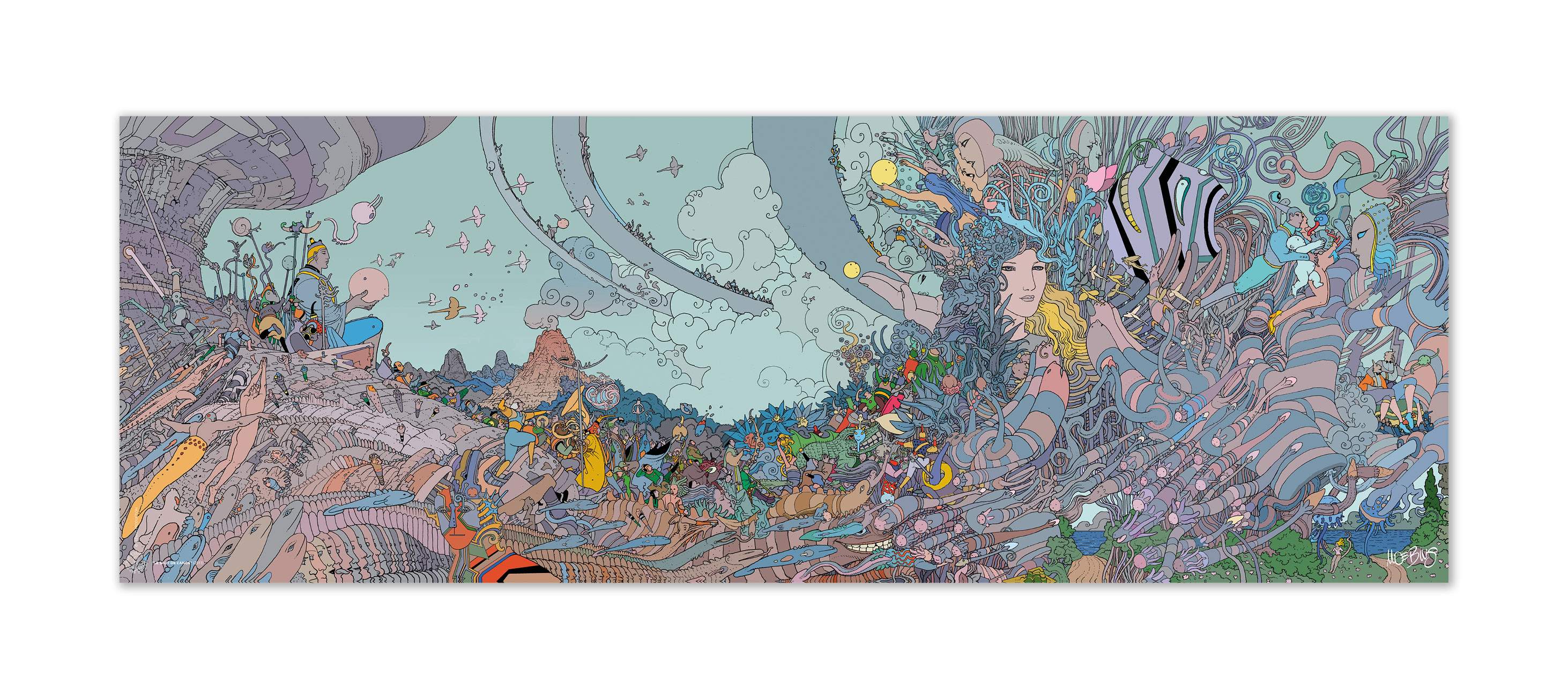 Jean Giraud “Moebius” - Le saut de l'ange part. 1 -Fine art