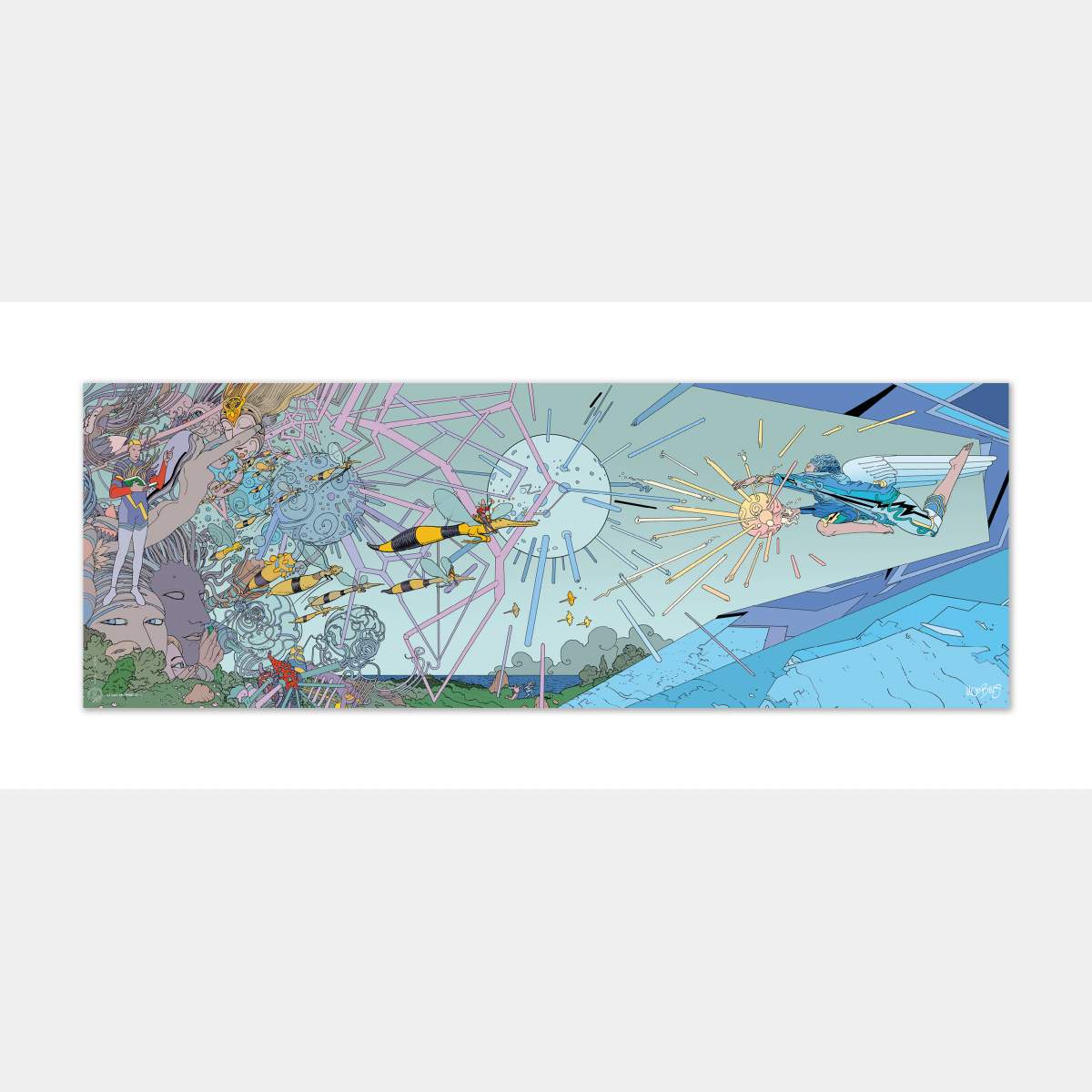 Jean Giraud “Moebius” - Le Saut de l’Ange (part. 2) - Fine art print