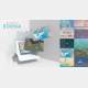 Jean Giraud "Moebius" - Set of 10 postcards "Destination Edena"