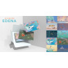 Jean Giraud "Moebius" - Set of 10 postcards "Destination Edena"