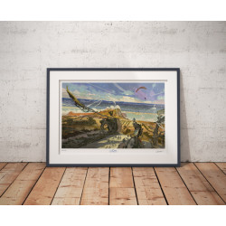 Éric Henninot - La Horde du Contrevent : À l'ombre des forêts linéaires - Fine art print (numbered & signed)