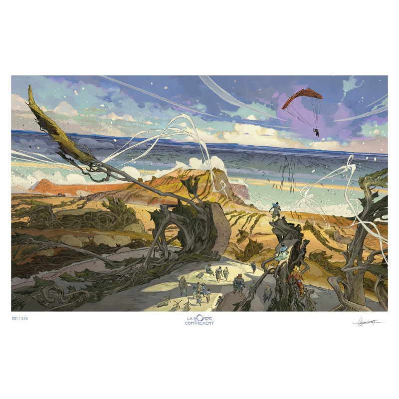 Éric Henninot - La Horde du Contrevent : À l'ombre des forêts linéaires - Fine art print (numbered & signed)