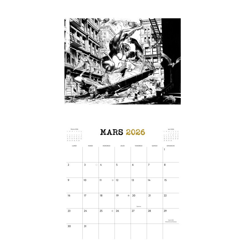 Éric Hérenguel - 2026 Calendar - The Kong Crew (FR) (signed)