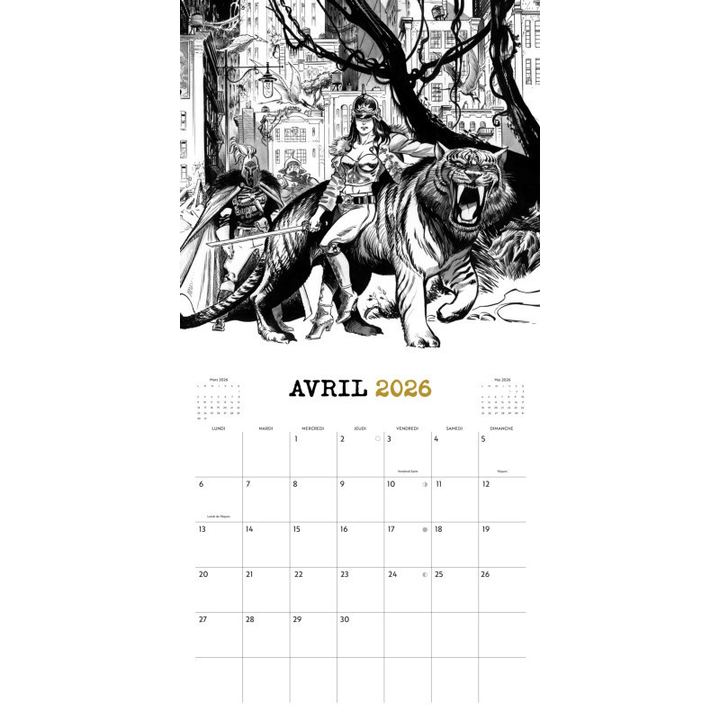 Éric Hérenguel - Calendrier 2026 - The Kong Crew (signé)