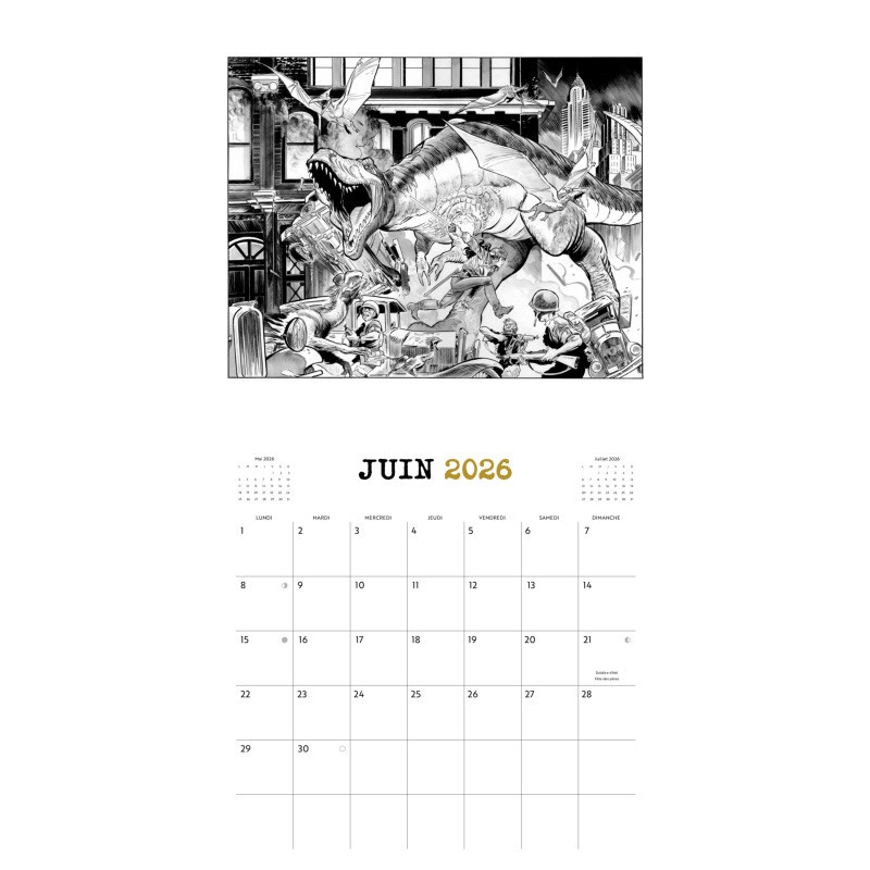 Éric Hérenguel - Calendrier 2026 - The Kong Crew (signé)