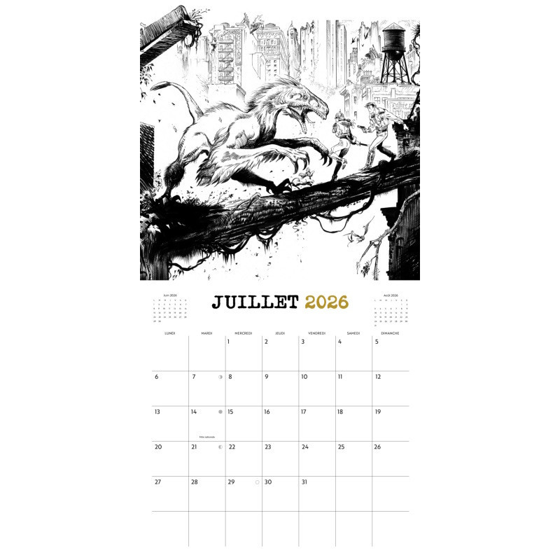 Éric Hérenguel - Calendrier 2026 - The Kong Crew (signé)