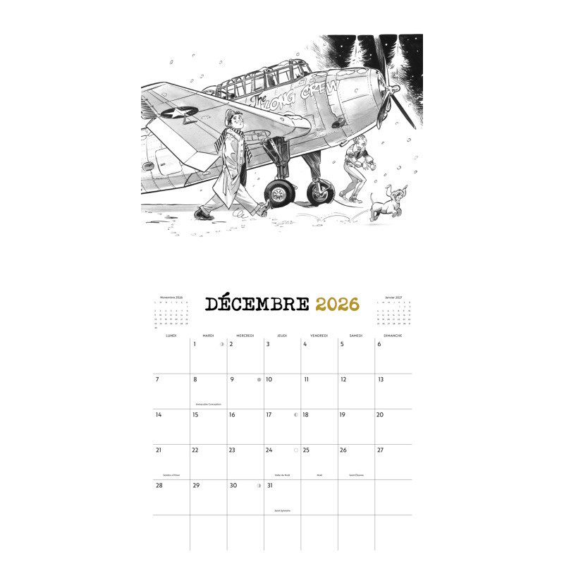 Éric Hérenguel - Calendrier 2026 - The Kong Crew (signé)