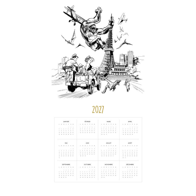 Éric Hérenguel - 2026 Calendar - The Kong Crew (FR) (signed)