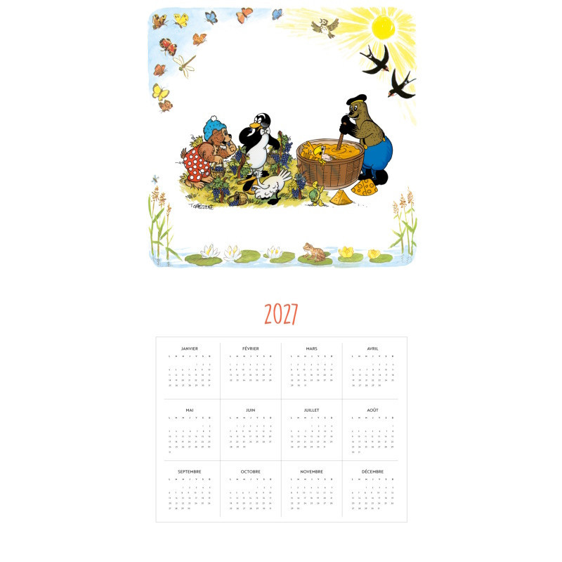 Petzi en Suisse - Calendrier 2026