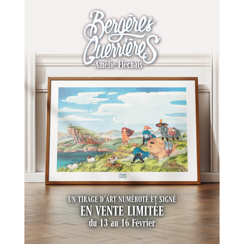 Amélie Fléchais - "Shepherdess Warriors - Epilogue" - Fine art print (numbered & signed)