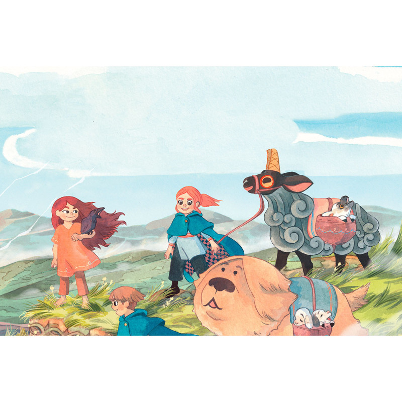 Amélie Fléchais - "Shepherdess Warriors - Epilogue" - Fine art print (numbered & signed)