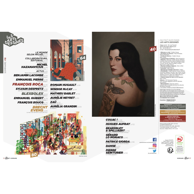 Les Arts dessinés (n°12) - François Roca (FR)