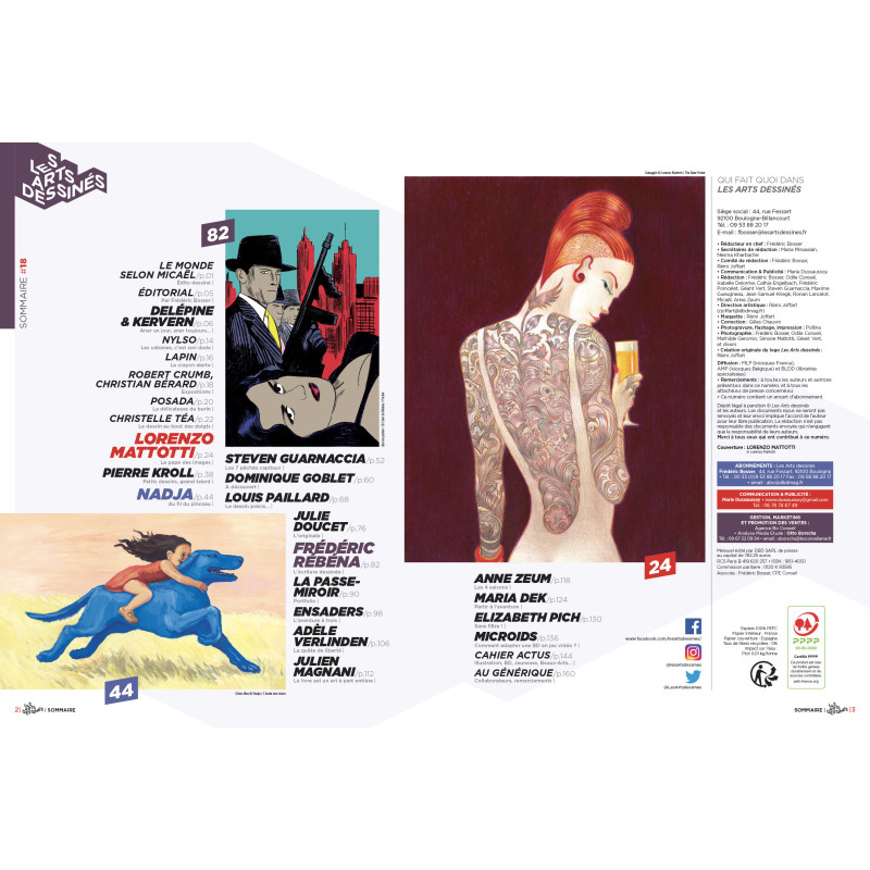 Les Arts dessinés (n°18) - Lorenzo Mattotti (FR)