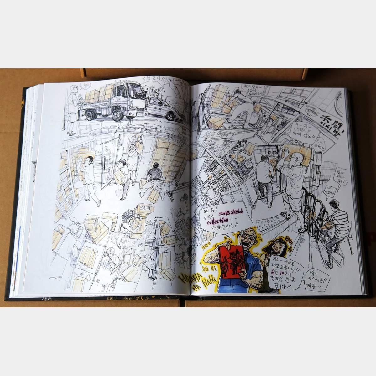 Kim Jung Gi Sketch Book Collection 2016 Sketchbook Artbook Drawing