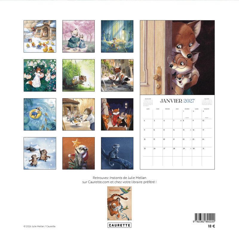 Julie Mellan - Calendrier 2027 (précommande)