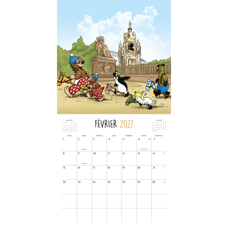 Petzi en Suisse - Calendrier 2027 (précommande)
