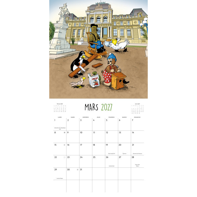 Petzi en Suisse - 2027 Calendar (FR) (preorder)