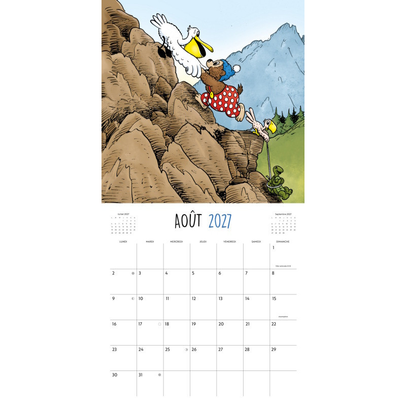 Petzi en Suisse - 2027 Calendar (FR) (preorder)