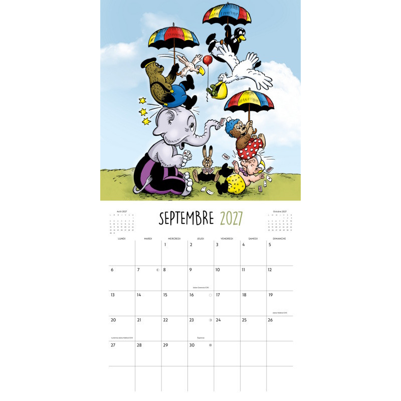 Petzi en Suisse - Calendrier 2027 (précommande)