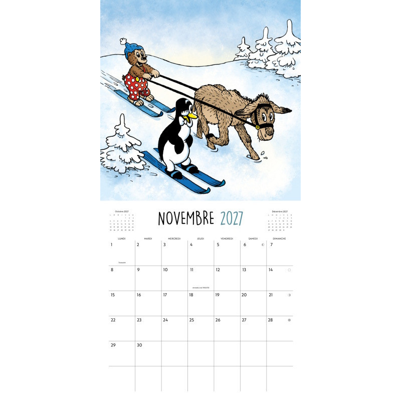 Petzi en Suisse - 2027 Calendar (FR) (preorder)