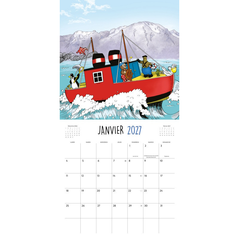 Petzi en Suisse - Calendrier 2027 (précommande)