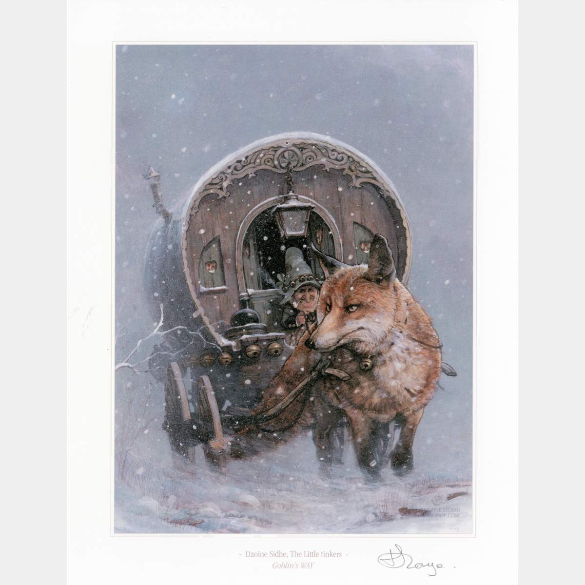 Jean-Baptiste Monge - Print Daoine Sidhe, The little tinkers