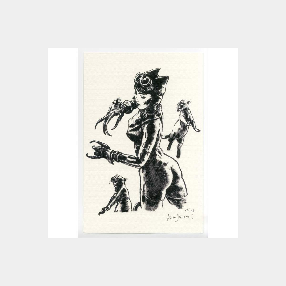 'Catwoman' print 20x30 cm - 149 copies - Edition Limitee