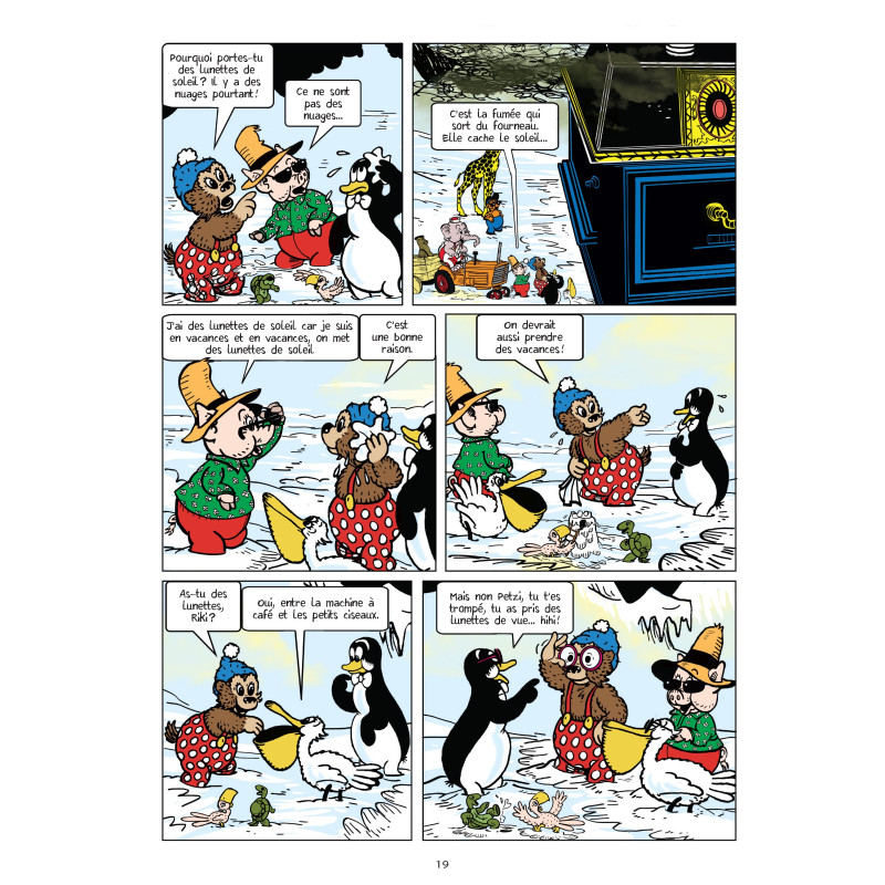 Petzi se mouille