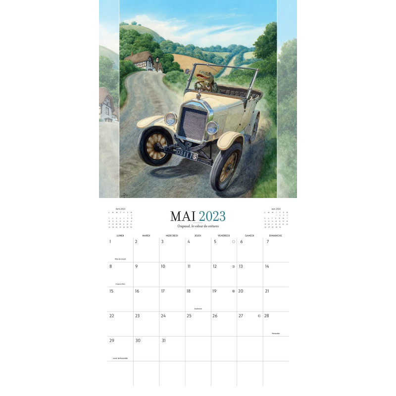 Chris Dunn - The Wind in the Willows Calendrier 2023 (Précommande)
