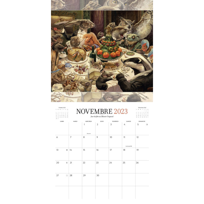 Chris Dunn - The Wind in the Willows Calendrier 2023 (Précommande)