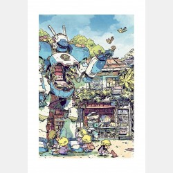 Guillaume Singelin - Peaceful Meka (Art Print)