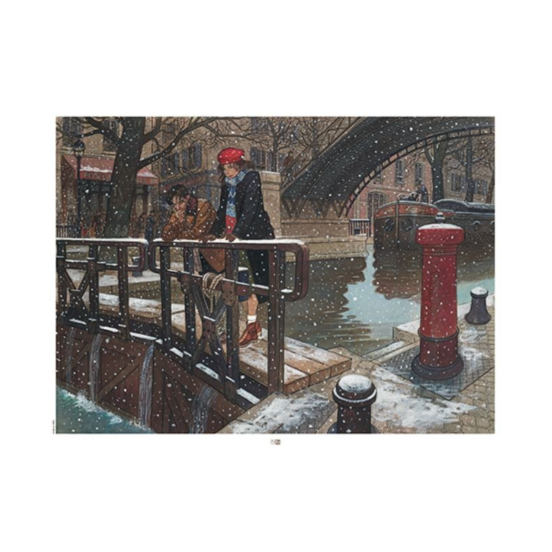 Jean-Pierre Gibrat - Paris sous la neige (affiche)