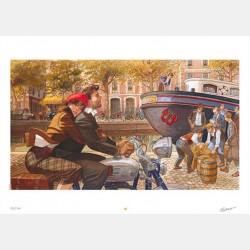 Jean-Pierre Gibrat - Quai de Valmy (affiche)