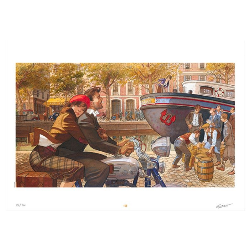 Jean-Pierre Gibrat - Quai de Valmy (affiche)