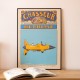 Moebius poster - Major voyage en gondole anti-grav