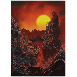 (VENTE LIMITÉE) Førtifem - Race Against The Sunset (Affiche)