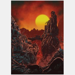 (VENTE LIMITÉE) Førtifem - Race Against The Sunset (Affiche)