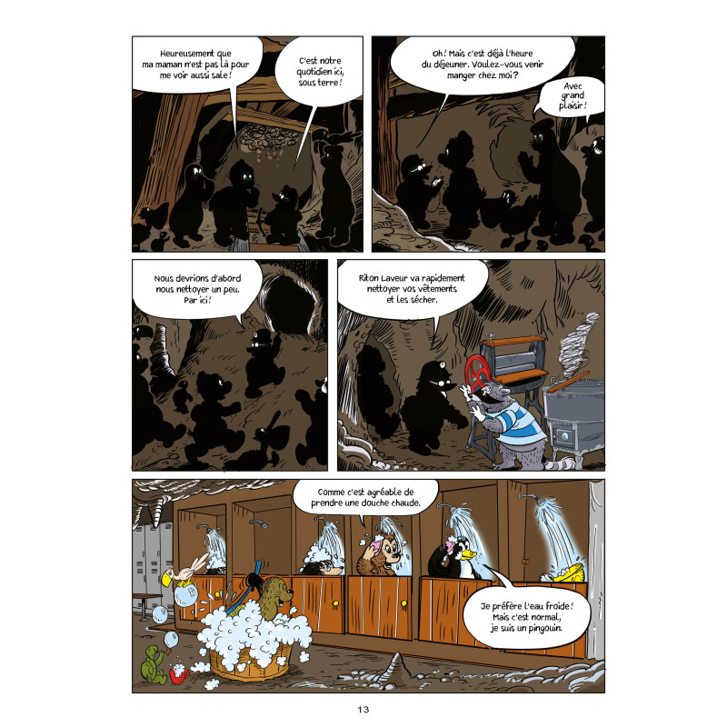 Petzi voyage sous terre
