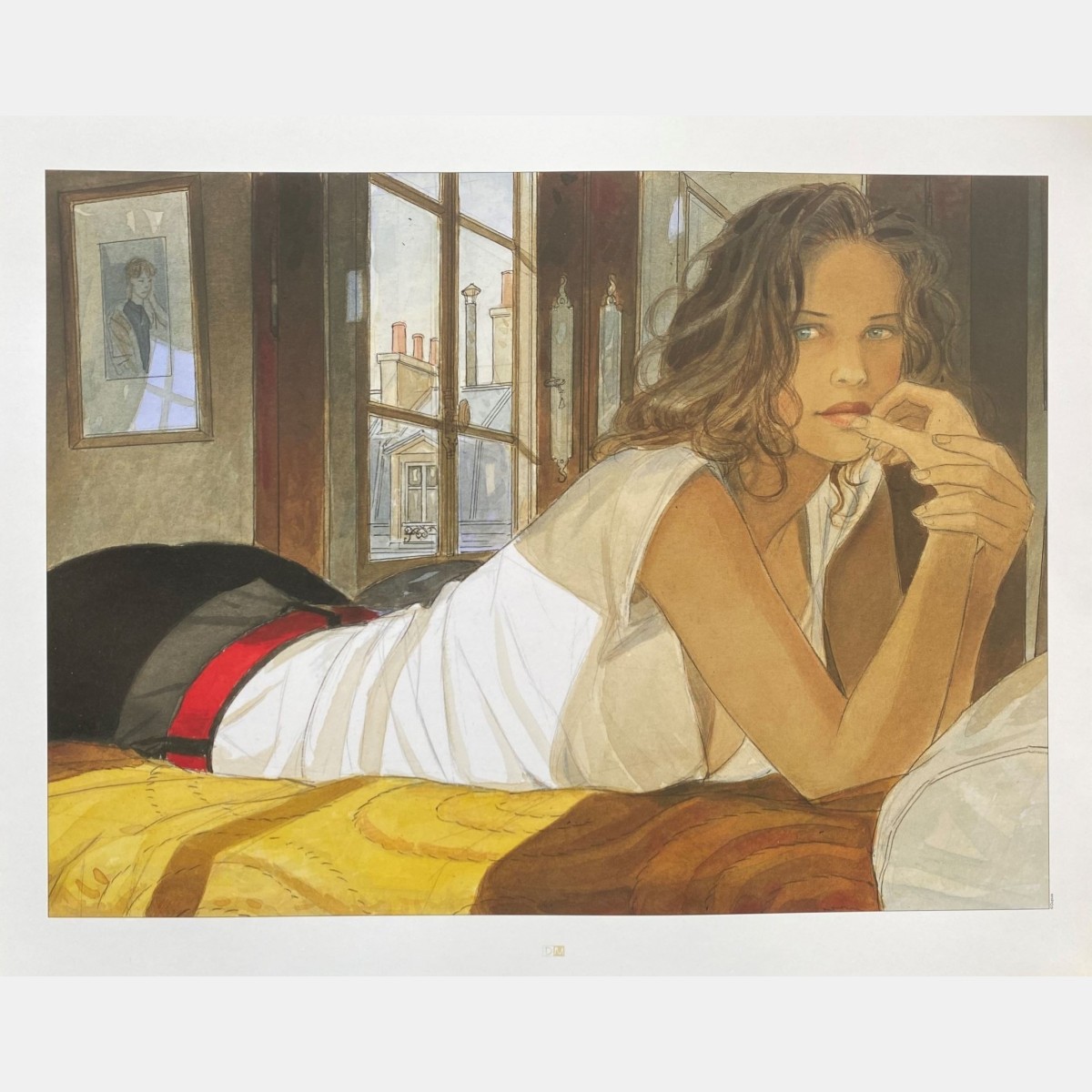 Jean-Pierre Gibrat - Jeanne allongée (Poster)