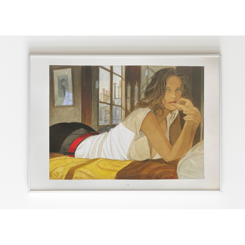 Jean-Pierre Gibrat - Jeanne allongée (Affiche)