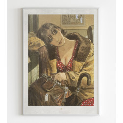 Jean-Pierre Gibrat - Cécile à la sacoche (affiche)